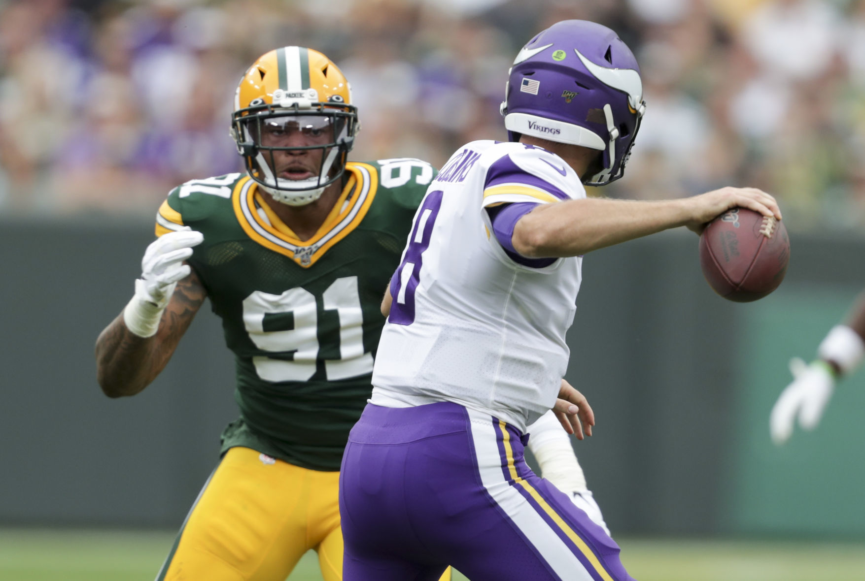 Packers 21, Vikings 16